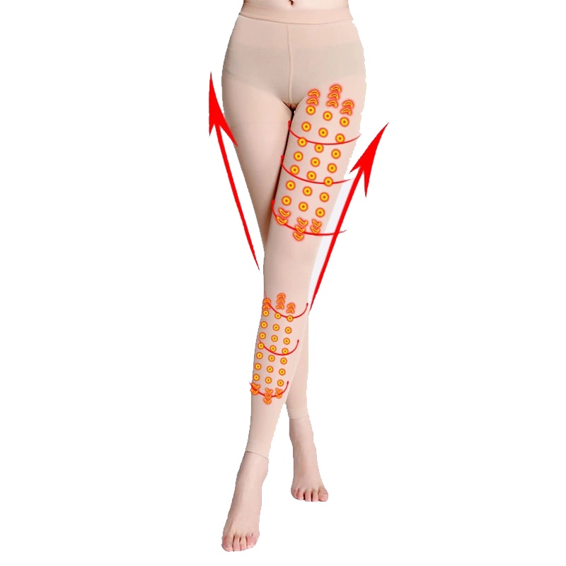 Compression Pantyhose Women 23-32mmHg Opaque Stocking Medical Quality Graduated Support Hose for Vericose Veins