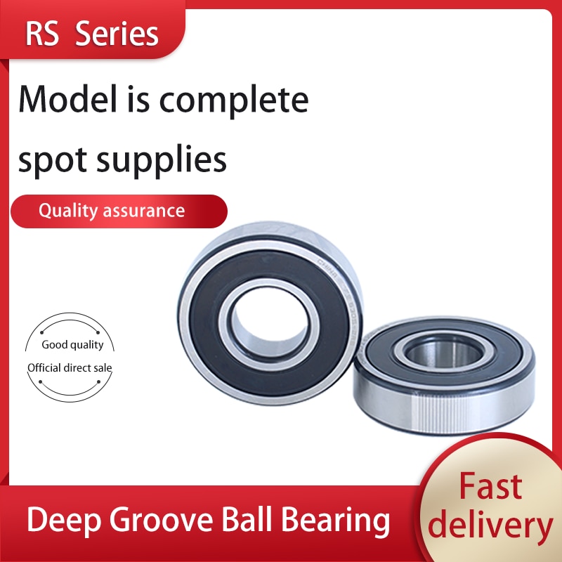 1 PC deep groove ball bearing 6004-2RS 180104 RS inner diameter 20 outer diameter 42 height 12mm rubber cover.