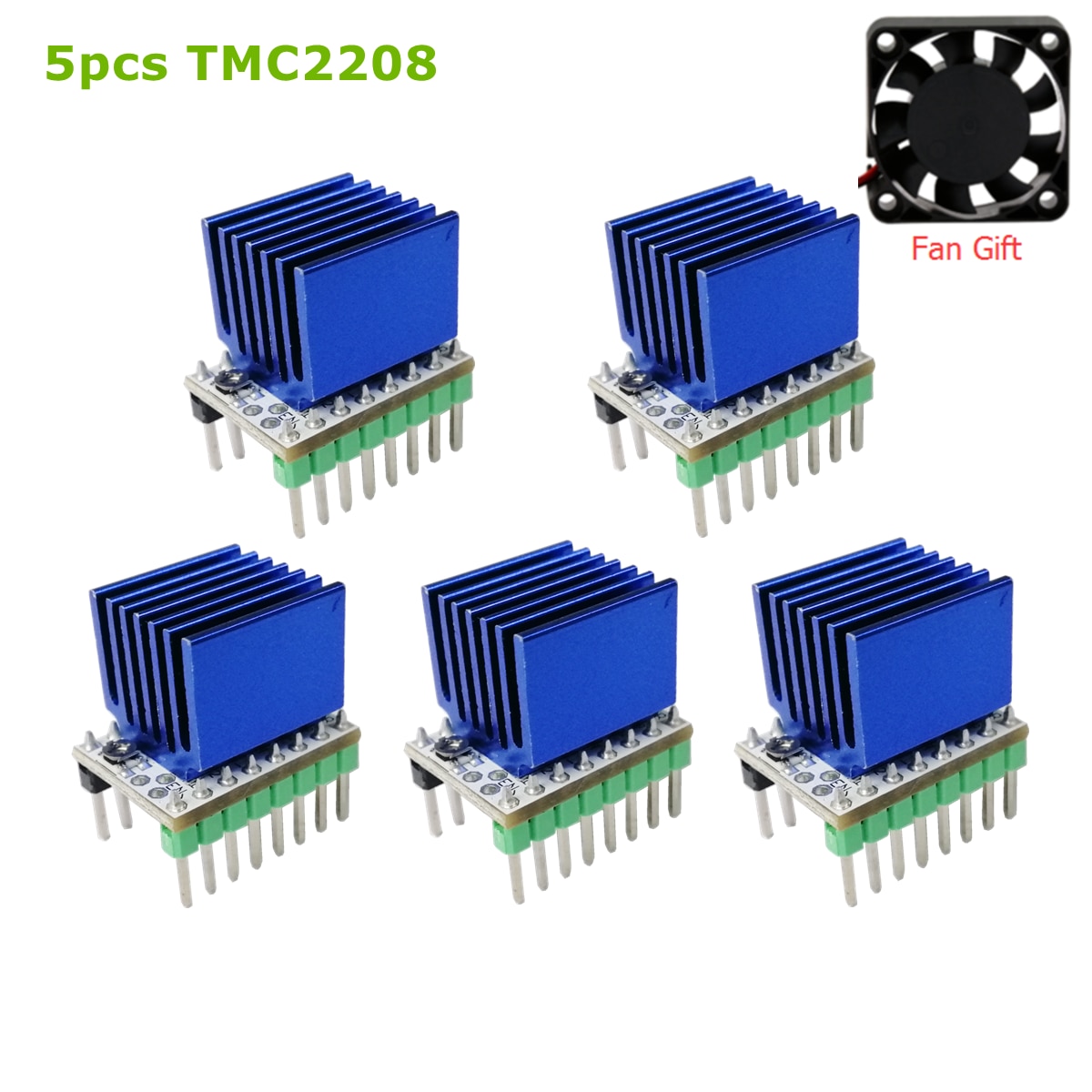 MKS TMC2208 driver Nema 17 motors stepper engine TMC 2208 stepping heatsink 3d printer Voron Klipper Marlin driver silent