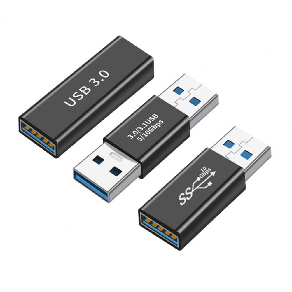 USB 3.0 OTG Adapter Male to Female/Male F-F Converter 5Gbps Super Speed USB3.0 Coupler Extender Changer Connector for Macbook PC