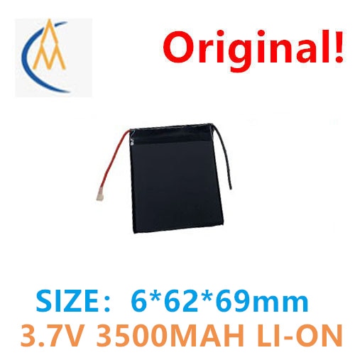 Shop three pack full capacity 3.7V polymer lithium battery 606269 mobile power 3500mah with protection board