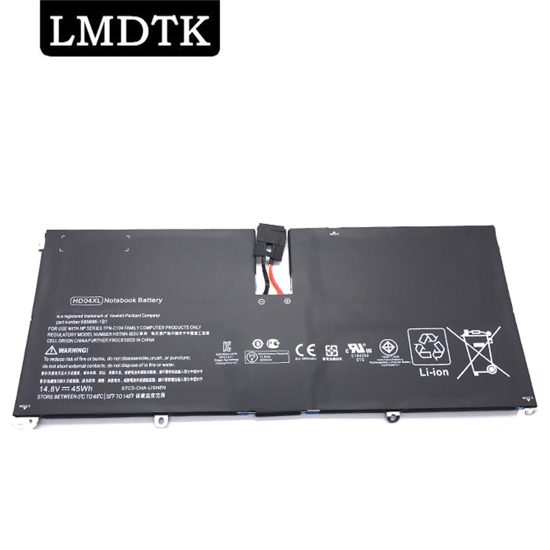 LMDTK New HD04XL Laptop Battery For HP Envy Spectre XT 13-2000eg 13-2021tu 13-2120tu 13-2113TU Pro 13-b000 HSTNN-IB3V