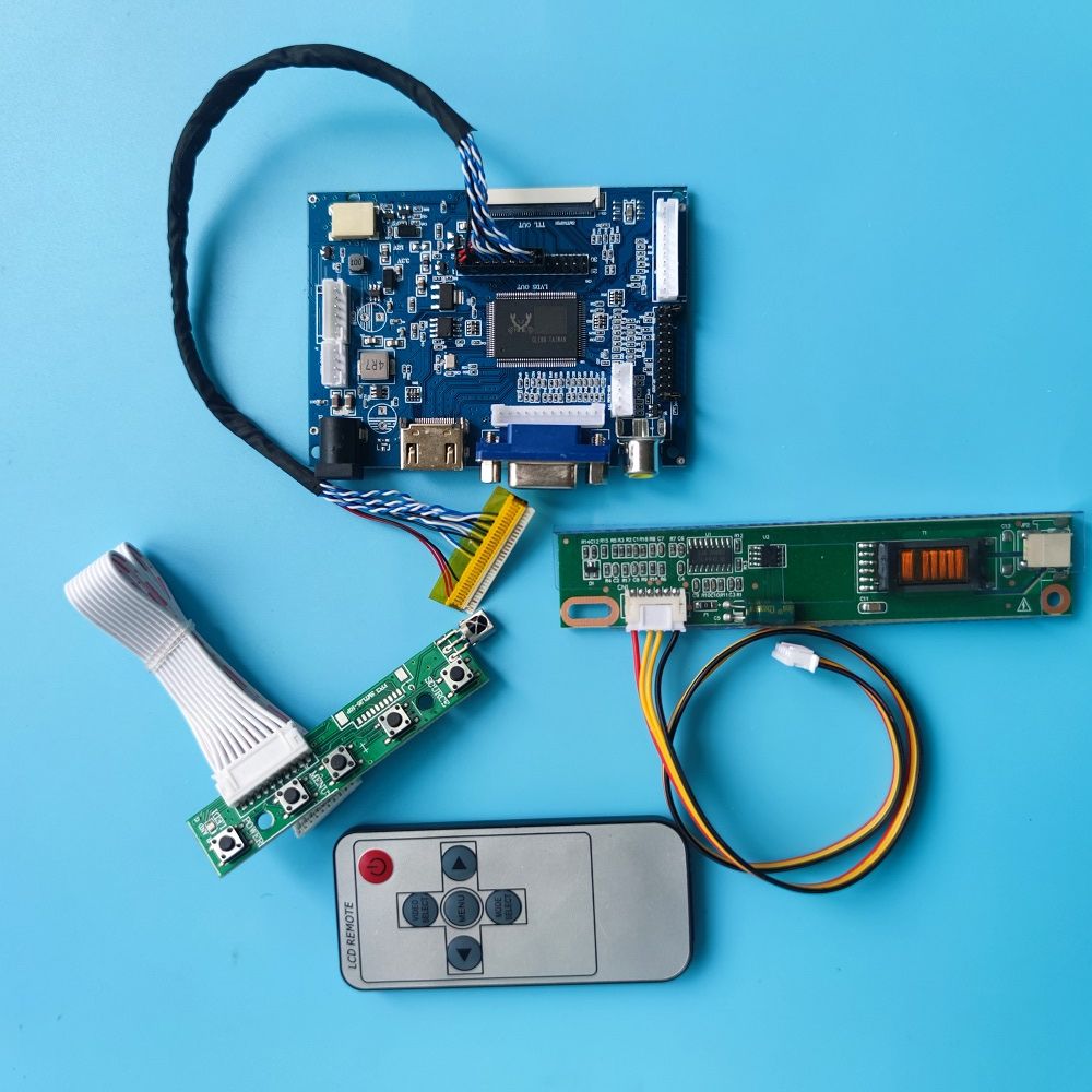 Kit for 20Pin 1CCFL 1024X768 LTD121EC3S LTD121EC5S LTD121EC5V LTD121ECAK 2AV VGA HDMI-compatible LCD LED controller board DIY