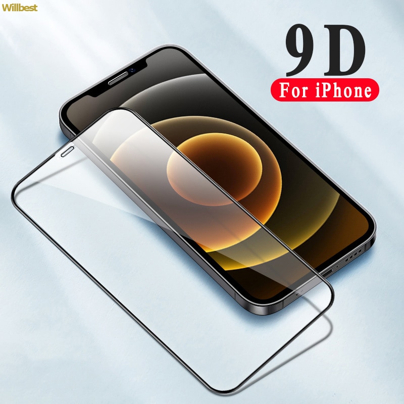 9H Transparent Tempered Glass for IPhone 11 12 13 Pro Max Mini X Xs Max XR Iphone 6 6S 7 8 Plus Explosion Proof Screen Protector