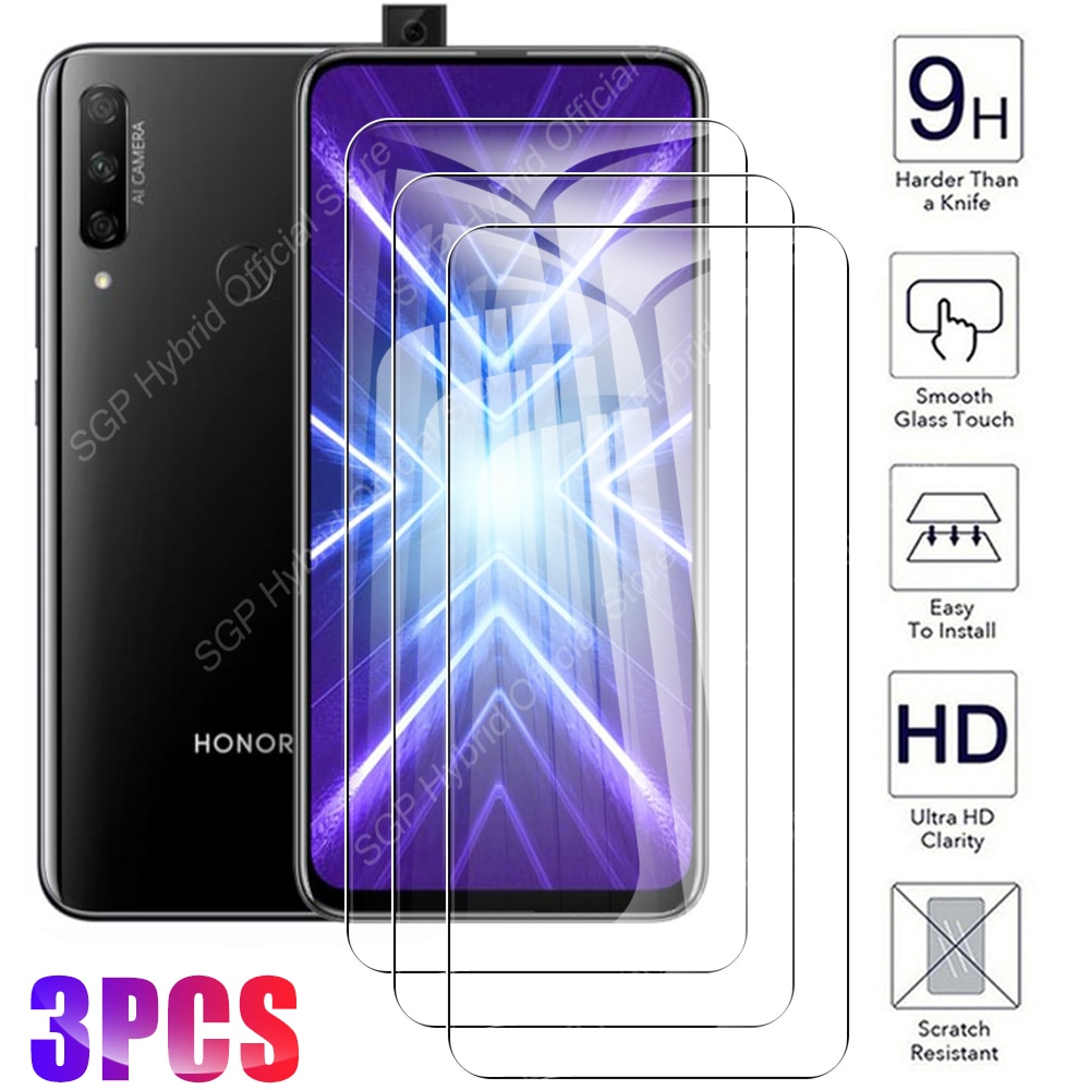3 Pcs Honor9X 9H Protective Glass For Honor 9X Premium Screen Protector Glas On Honor 9 X Pro Honor9 X Lite Tempered Glass Film