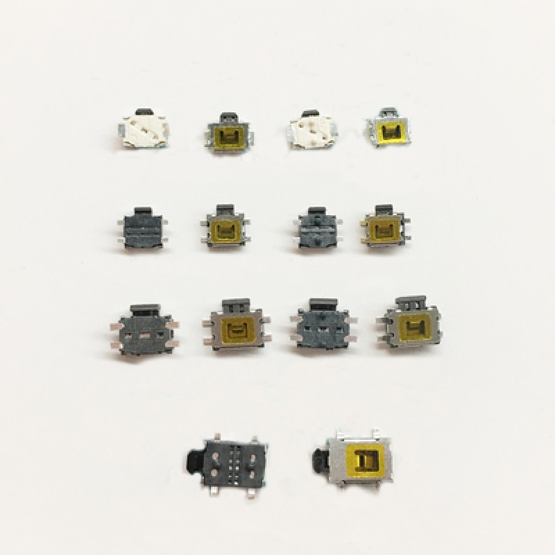 10pcs 3*4 Plum Blossom Turtle Touch Button Micro Switch ON/OFF With Positioning column 2pin 4pin