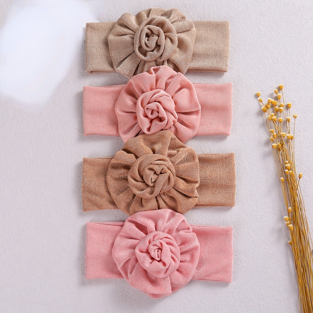 New 2021 summer baby girl flower headbands Little Girl hair accessories Newborn Baby Girls Toddler Kids Hair bands Wholesale