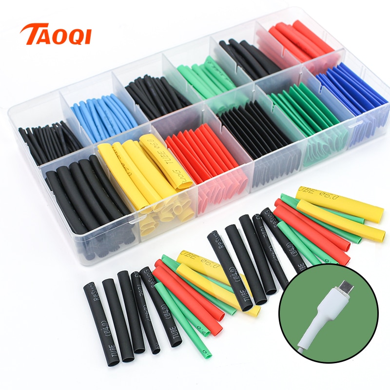 2：1 Thermoresistant Tube Heat Shrink Wrapping Kit Assorted Wire Cable Sulation Sleeving 3:1 Heat Shrink Tubing