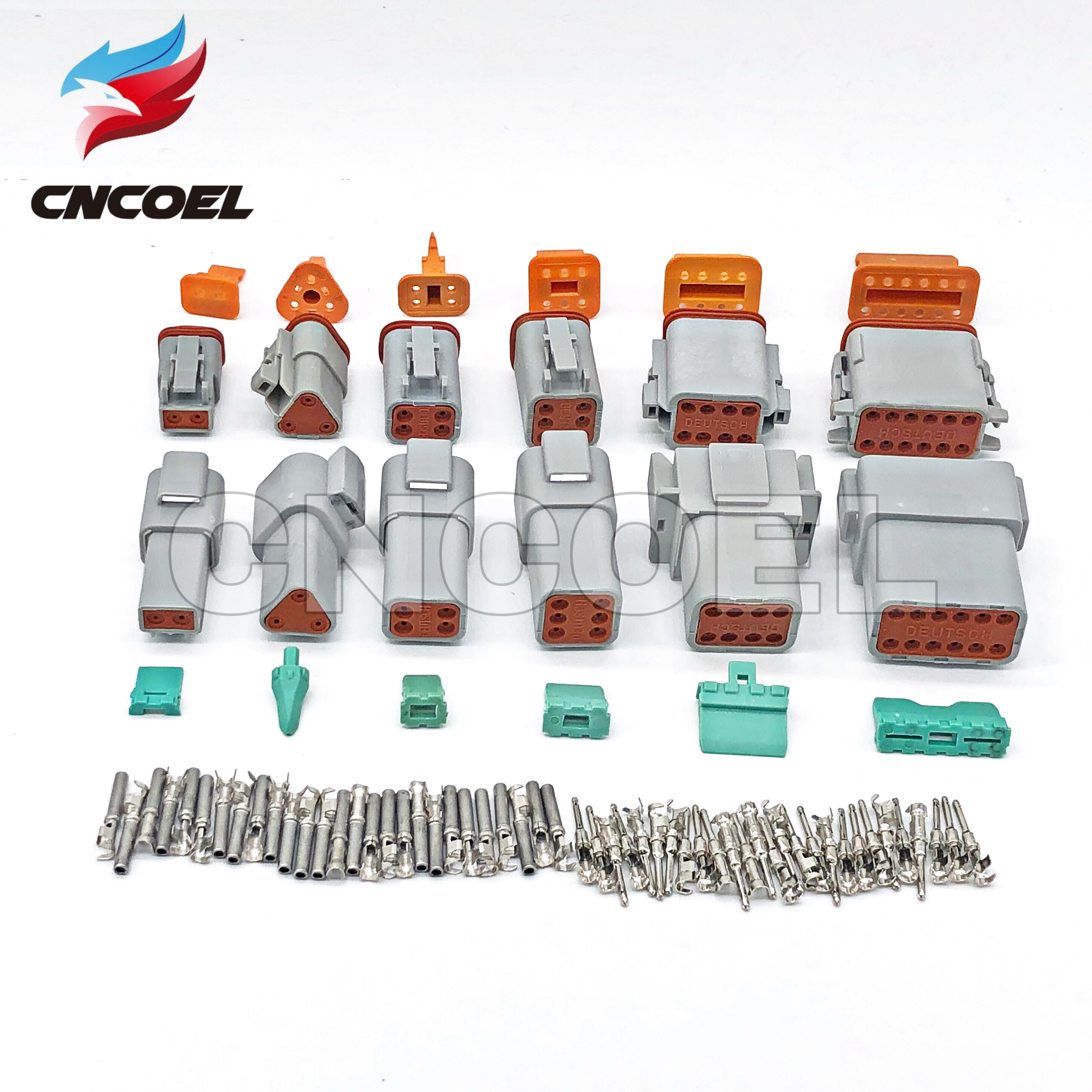 Deutsch DT06-2S/DT04-2P 2P 3P 4P 6P 8P 12P Male Female Auto Waterproof Connector Automotive Sealed Plug With Pins