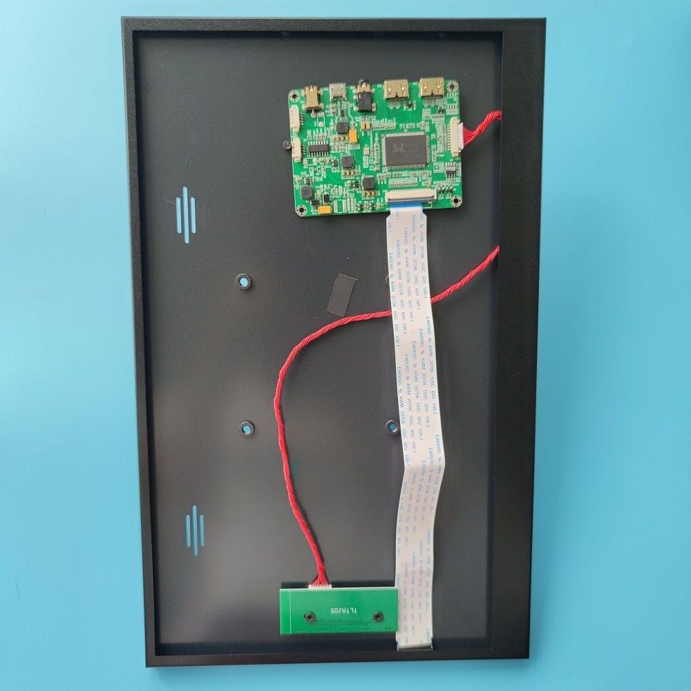 EDP Controller board + Metal alloy back cover case box 2 Mini HDMI-compatible kit for N173HGE 17.3" 1920x1080 Panel screen 