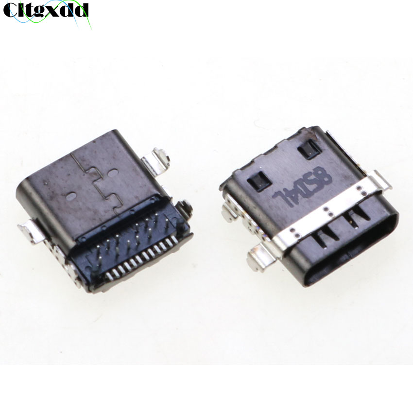 Cltgxdd 1PCS USB Type-C Connector For Dell XPS 12 9250 Latitude 7275 7390 XPS 15 9575 Charging Jack Port Parts VC4TJ J2MK4 1JX77
