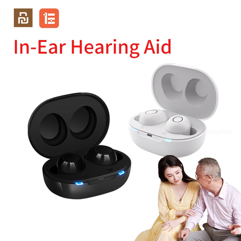 Xiaomi Mijia Hearing Aid Convenient Voice Sound Amplifier Device Pocket Audiphone In-ear Charging Binaural Magnetic Charging