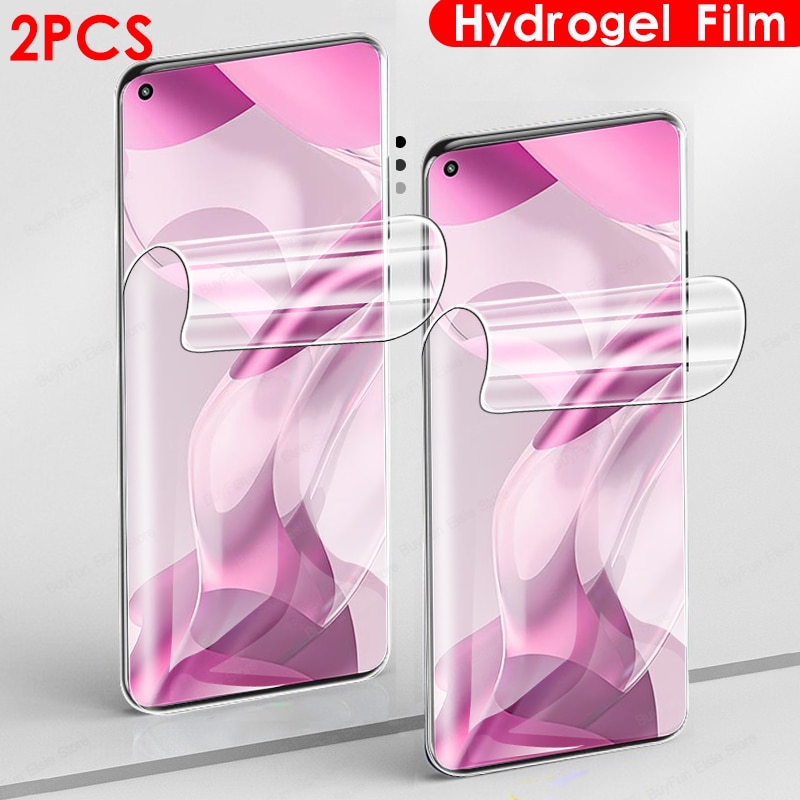 2PCS Hydrogel Film on the for Xiaomi Mi 11 Lite 5G NE Screen Protector Films for Xiomi Mi 11T Pro 11 Ultra 11i Film Not Glass
