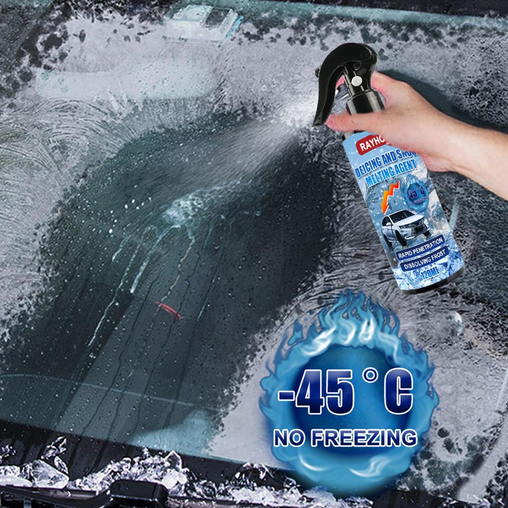 100 ML / 120 ML Car Snow Melting Agent Windshield Deicing Defroster Spray Multifunctional Safe Car Ice Melting Agent Spray