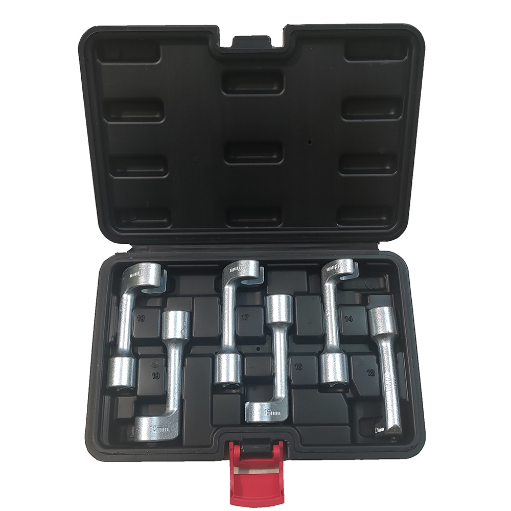 Diesel Fuel Injector Line Injection Socket Tool Set 12" Drive 12 14 16 17 18 19mm