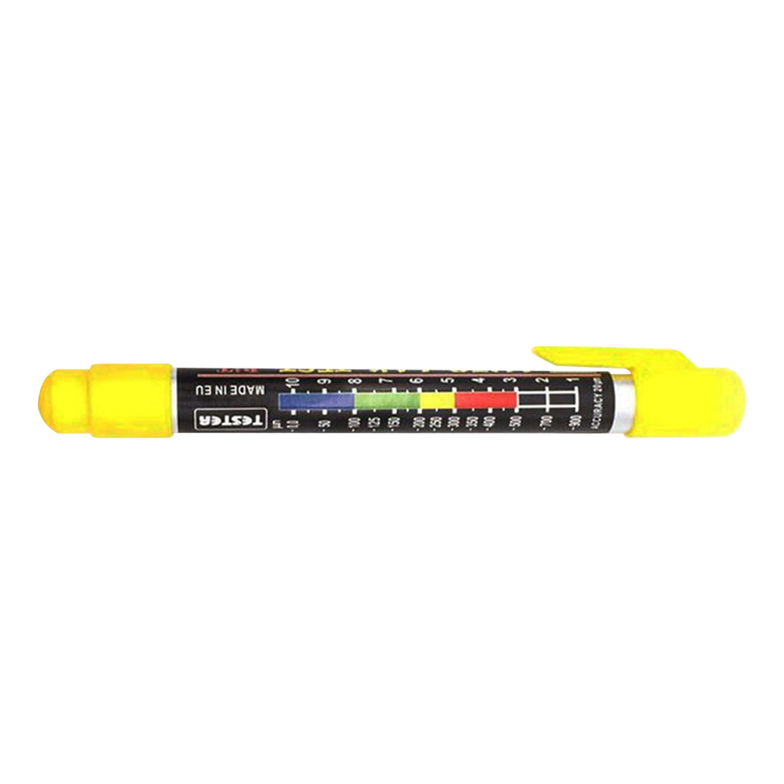 Paint Coating Tester Highly Accurate With Magnetic Tip Car Body Damage Detector 0 To 520 Microns Color Scale Waterproof Thicknes