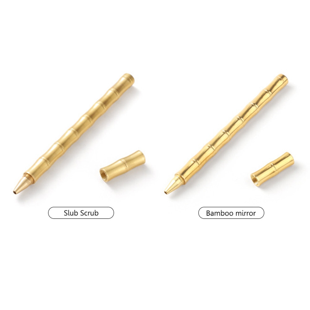 Brass Ballpoint Pen Holder Gift Neutral Signature Pen Cover Protector for School Office Supply Graduation Gift
