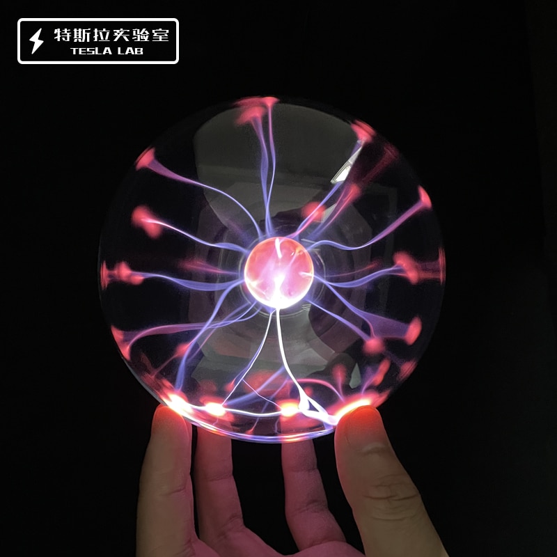 Touch Lightning Sound Control Artificial Lightning Ball Ion Ball Tesla Coil Glow Ball Arc Ball
