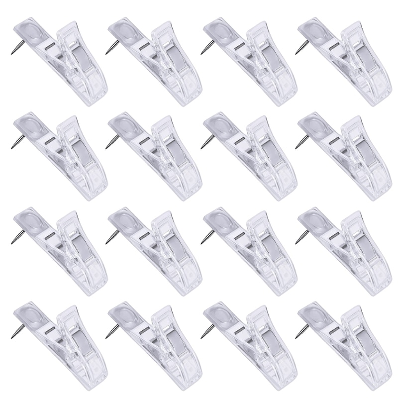 Set of 30pcs Creative Plastic Push Pins Decorative Thumb Tack Kit for Cork Board