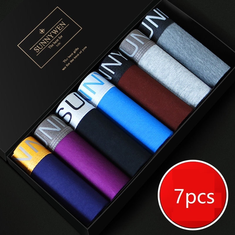 Men Boxers Underpants Sexy Breathable Comfortable Multicolor Set Fashion Underpants Male Men Boxer Shorts Briefs