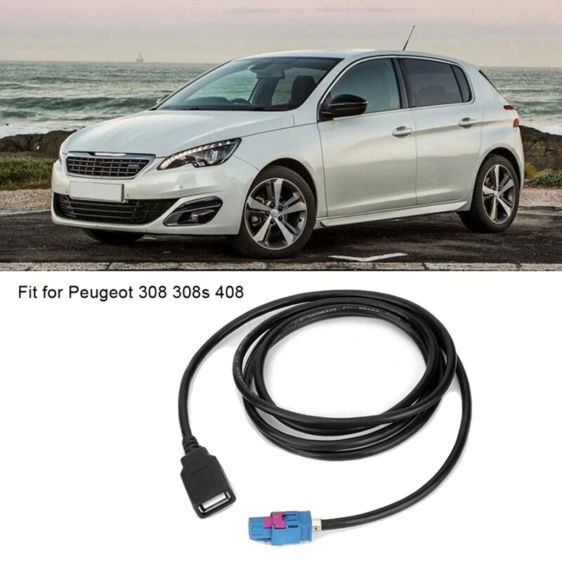 Car Host Control Screen USB Cable RCC Cables for Peugeot 308 308S 408 Citroen