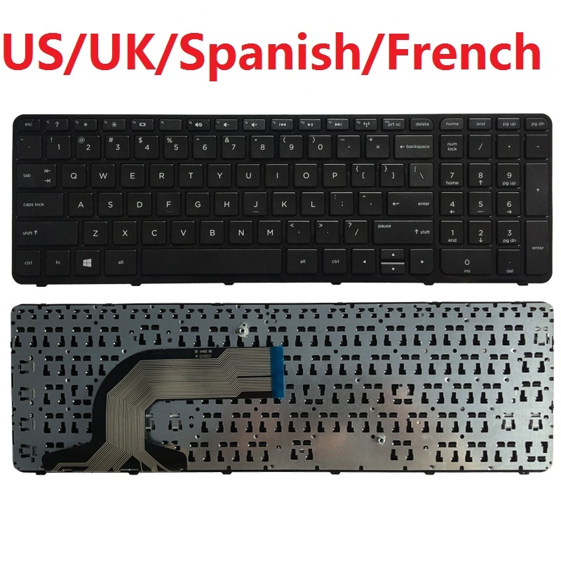 US/UK/SP/Spanish/FR/French Laptop Keyboard for HP 15-N 15-E 15N 15T 15-F 15-G 15-R 15-A 15-S 15-H 250 G2 G3 255 G2 G3 256 G2 G3