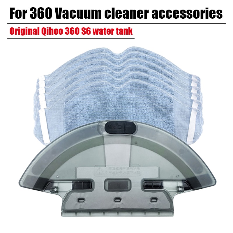 For 360 S6 vacuum cleaner accessories original Qihoo S6 water tank mop cleaning cloth Rag replacement chihu sweeper robot parts