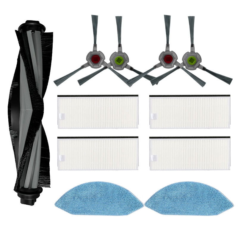 Main Side Brush HEPA Filter Mop Cloth For Ecovacs Deebot OZMO U2 DGN22 U2 Pro Robot Vacuum Cleaner Accessories Replacement