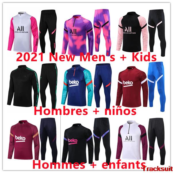 2022 survêtement de football 2021-22 football tracksuit training jogging Jerseys maillot kits hommes enfant Sweater shirts Sets
