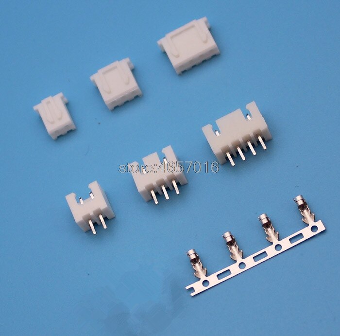 20 kits XH 2.54mm 2/3/4/5/6/7/8/9/10/12pin JST Connector plug Male, Female, Crimps