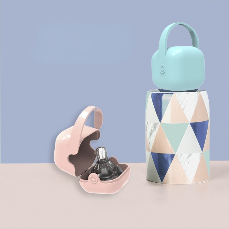 New Portable Baby Pacifier Case For Newborn Infant Soother Container Pacifier Holder Baby Pacifier Box Baby Shower Gift