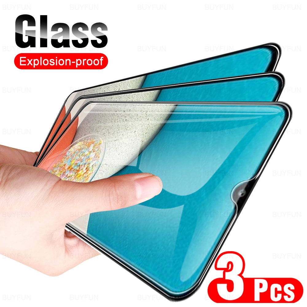 3PCS For Samsung Galaxy Wide5 Phone Screen Glass Safty Glass Sumsung F42 Wide 5 5G Full Cover Tempered Protection Glass Film