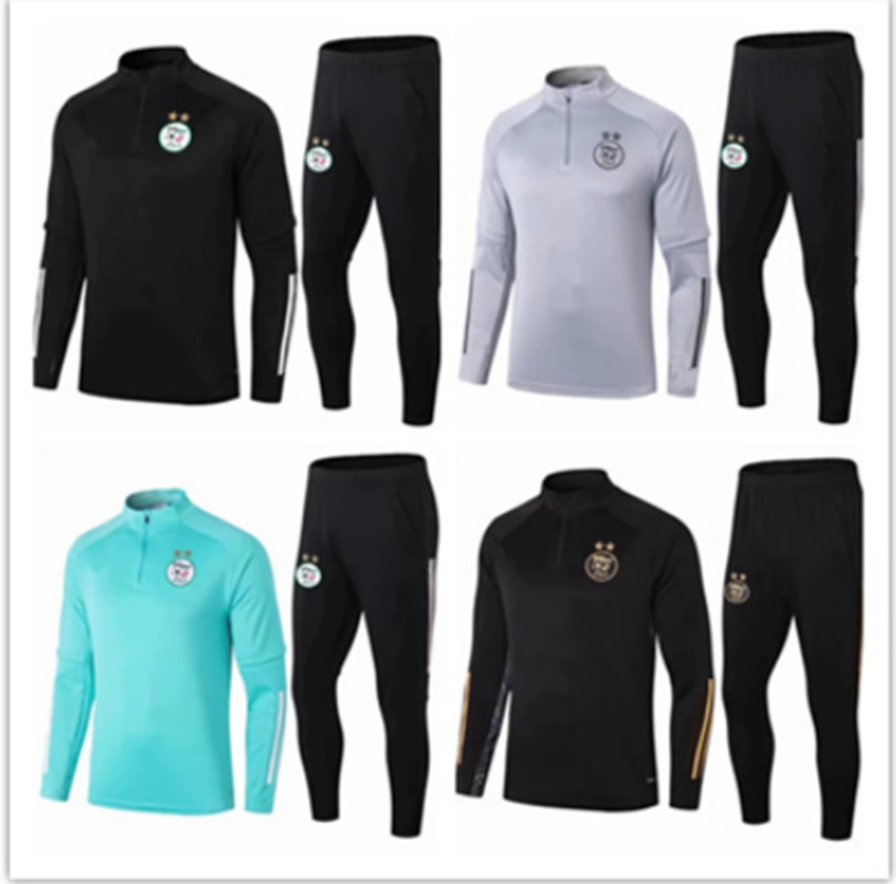2021 Algeria training suit spring and autumn sweatshirt jogging suit male 20 21 MAHREZ Algeria training suit children suit