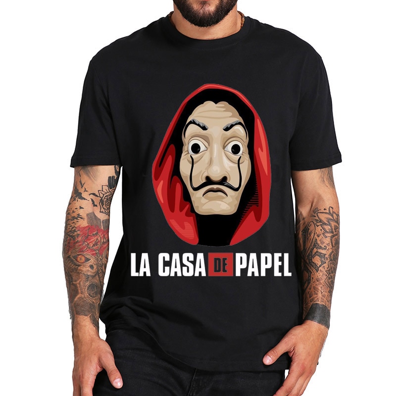 La Casa De Papel Printing Tshirt unisex Oversized Short Sleeve T-shirt Spring Summer