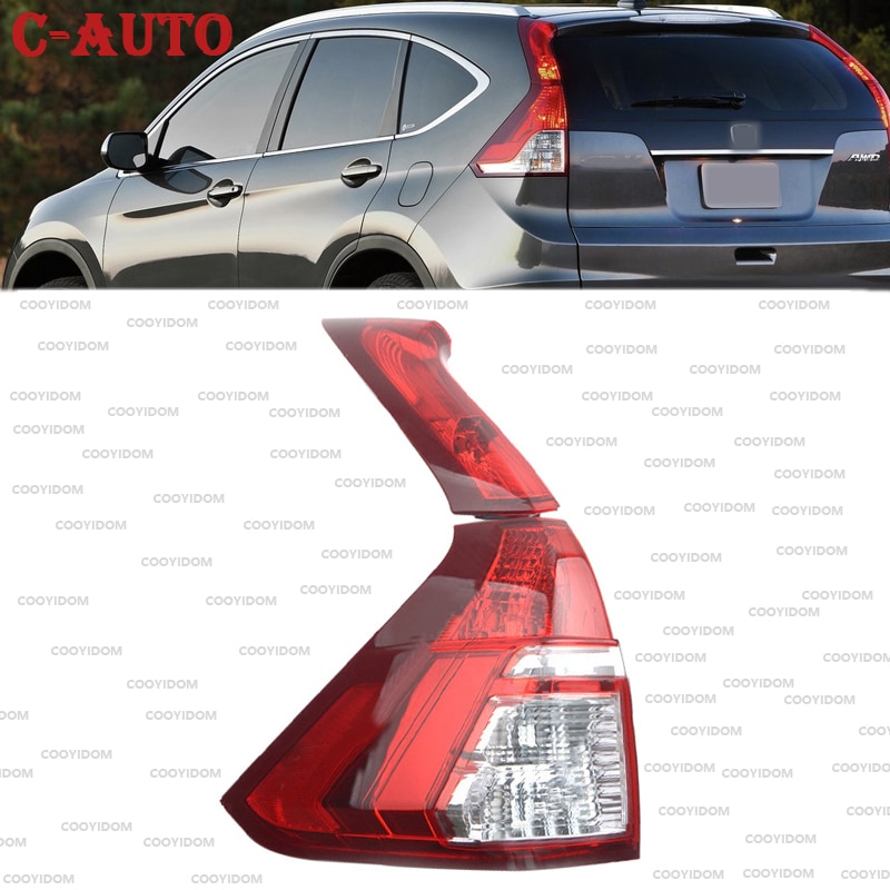 Left Right Tail Light Rear Parking Reverse Light Rear Bumper Light Brake Cover Lamps For HONDA CRV 2012 2013 2014 Without Bulb