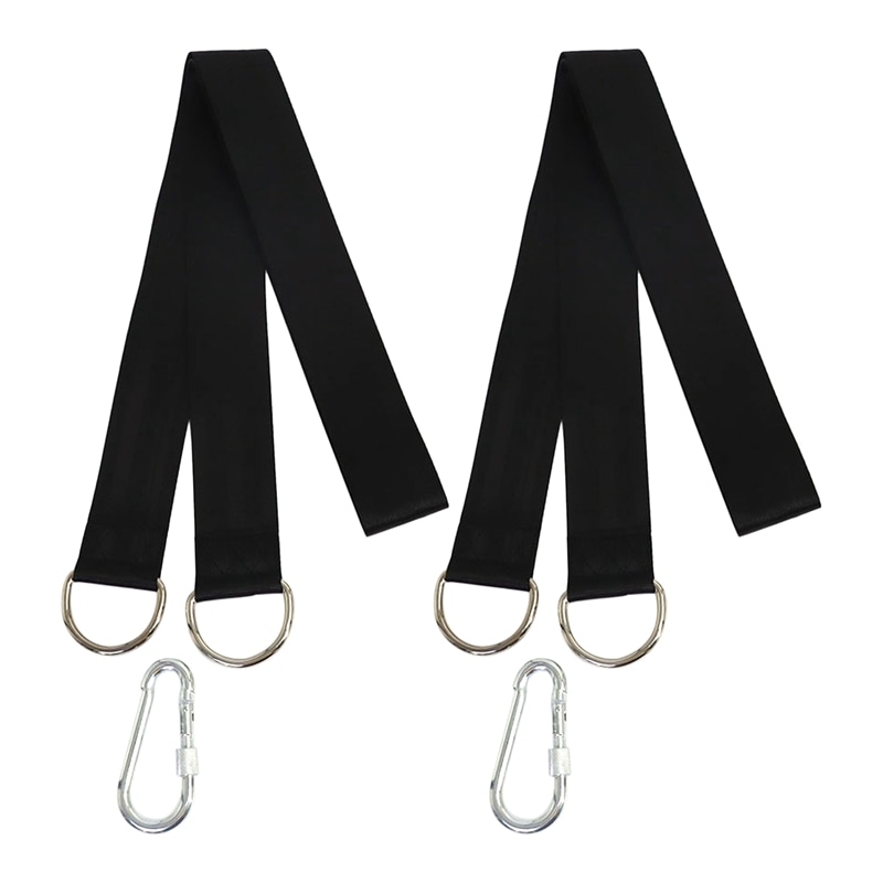 2PCS/Set Hammock Straps,Duty Holds 2200LBS Bearing Load Hanging Belt Straps High-Strength Polyester 1.5M Swing Straps