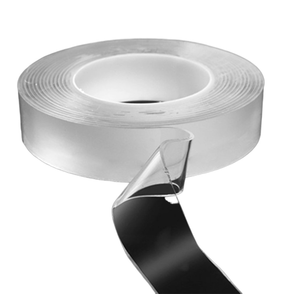 Transparent Seamless double-sided tape washable reusable double-sided adhesive glue removable clean glue household