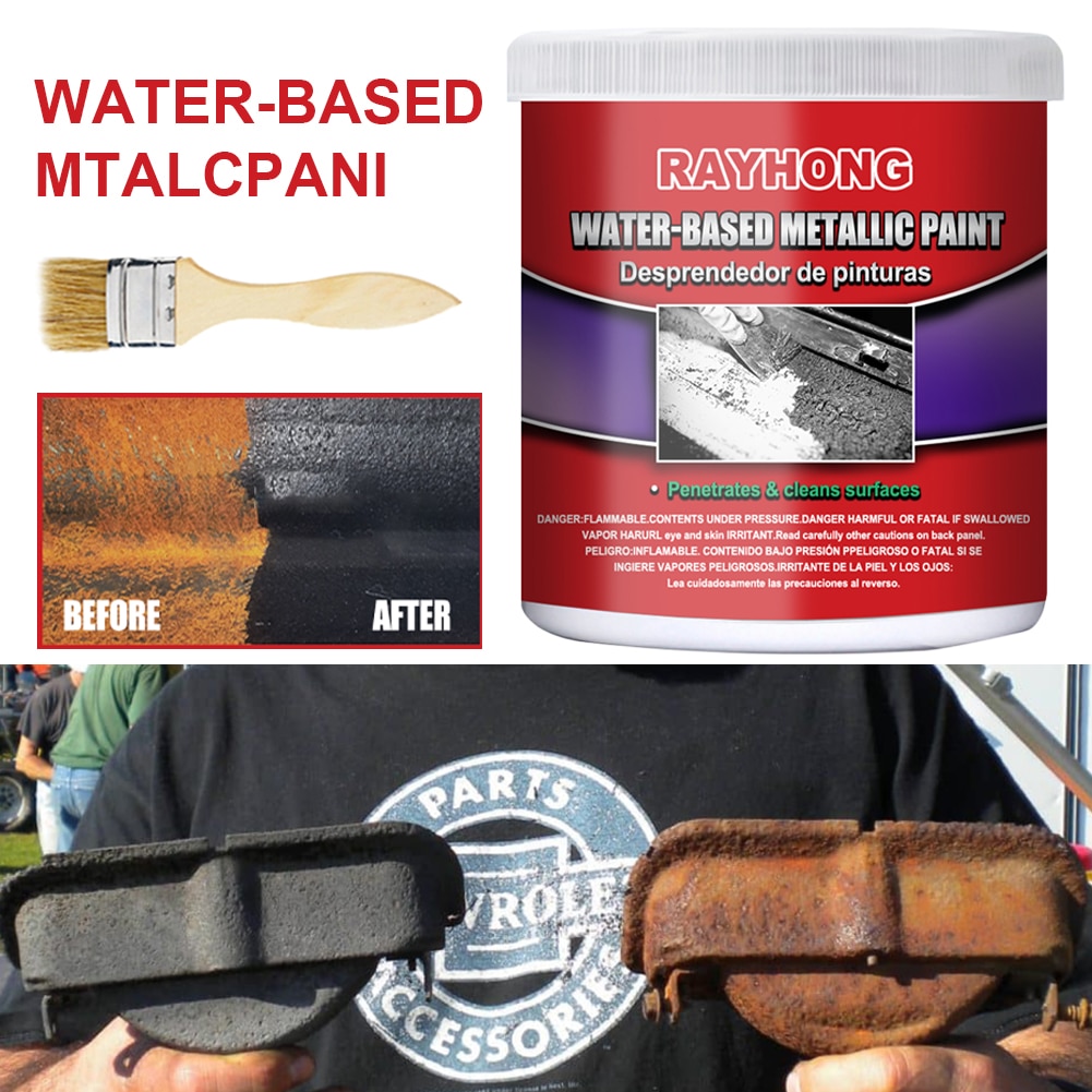 100ML Car Anti-Rust Chassis Rust Converter Water-Based Primer Metal Surface Rust Remover Weather-Proof Long Lasting Deruster