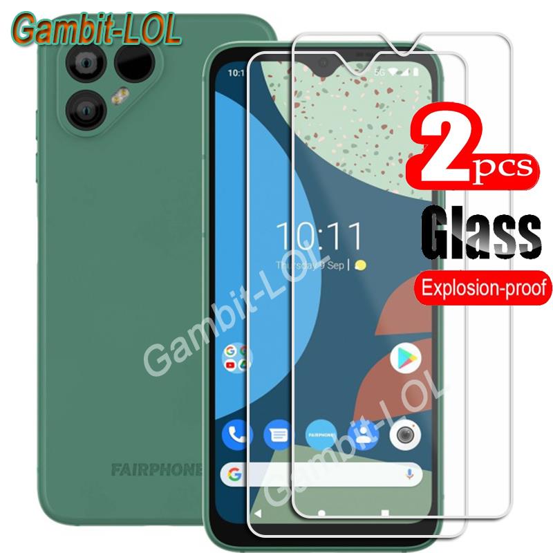 For Fairphone 4 Tempered Glass Protective ON Fairphone4 6.3Inch Screen Protector Smart Phone Cover Film