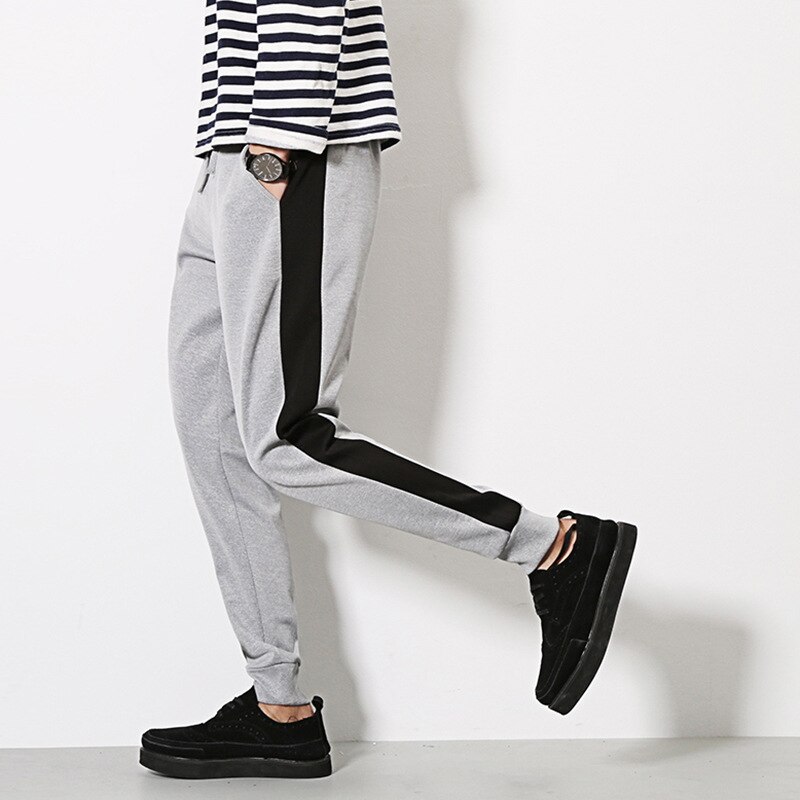 MRMT 2022 Brand Men's Sweatpants Coloured Casual Pants for Male Leisure Small Feet Color Matching Long Sweatpants