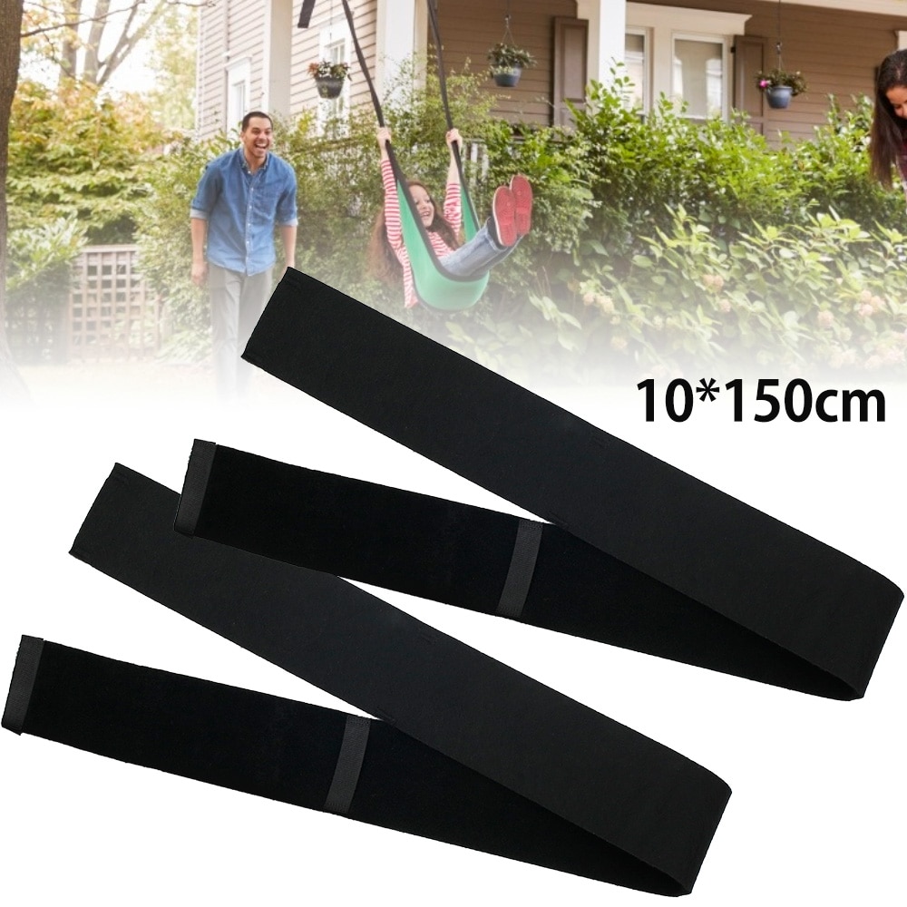 2pc Tree Swing Hanging Strap 1.5M Super Wide Straps Non-Slip Protectors Adjustable Tree Guards Outdoor Suspension Accessories