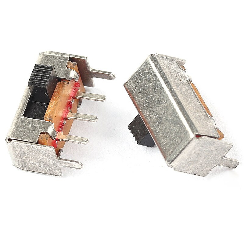 10pcs SK12F14 Side Toggle Switch Interruptor Mini Slide Switches 3pin G5