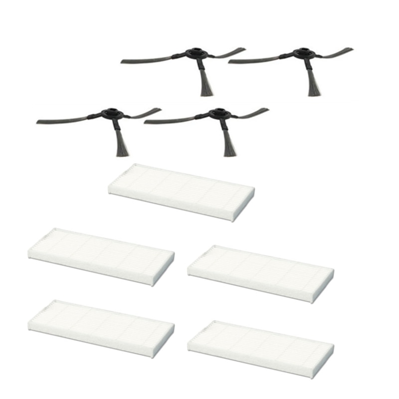 Robot Vacuum Cleaner HEPA Filter Side Brush for Vileda VR ONE Robotic Vacuum Cleaner Spare Parts Accessories Replacement