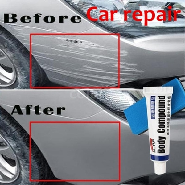 2Pcs/set Simple Car Repair Car Body Compound Paste Set Scratch De-mark Abrasive Paint Care Auto Polishing Grinding Car Paste