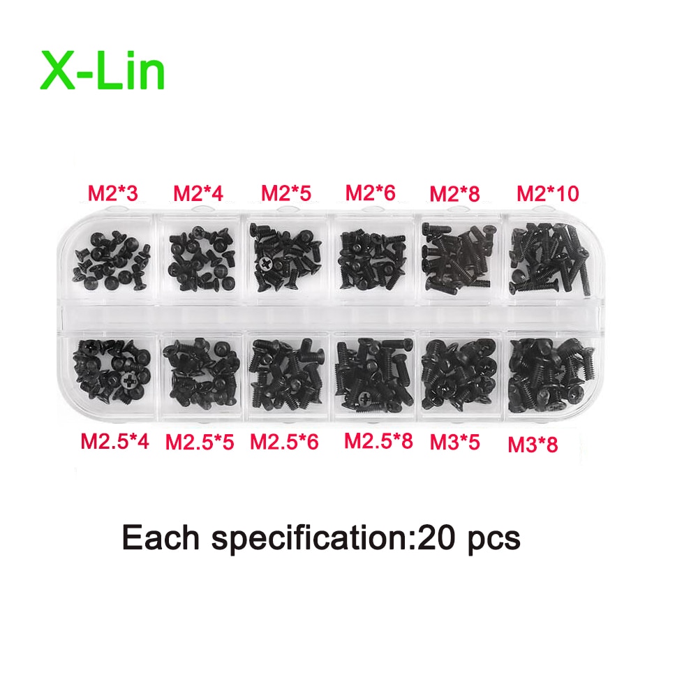 For ASUS Lenovo Dell HP Acer Samsung MSI laptop back cover screw set motherboard hard drive screw