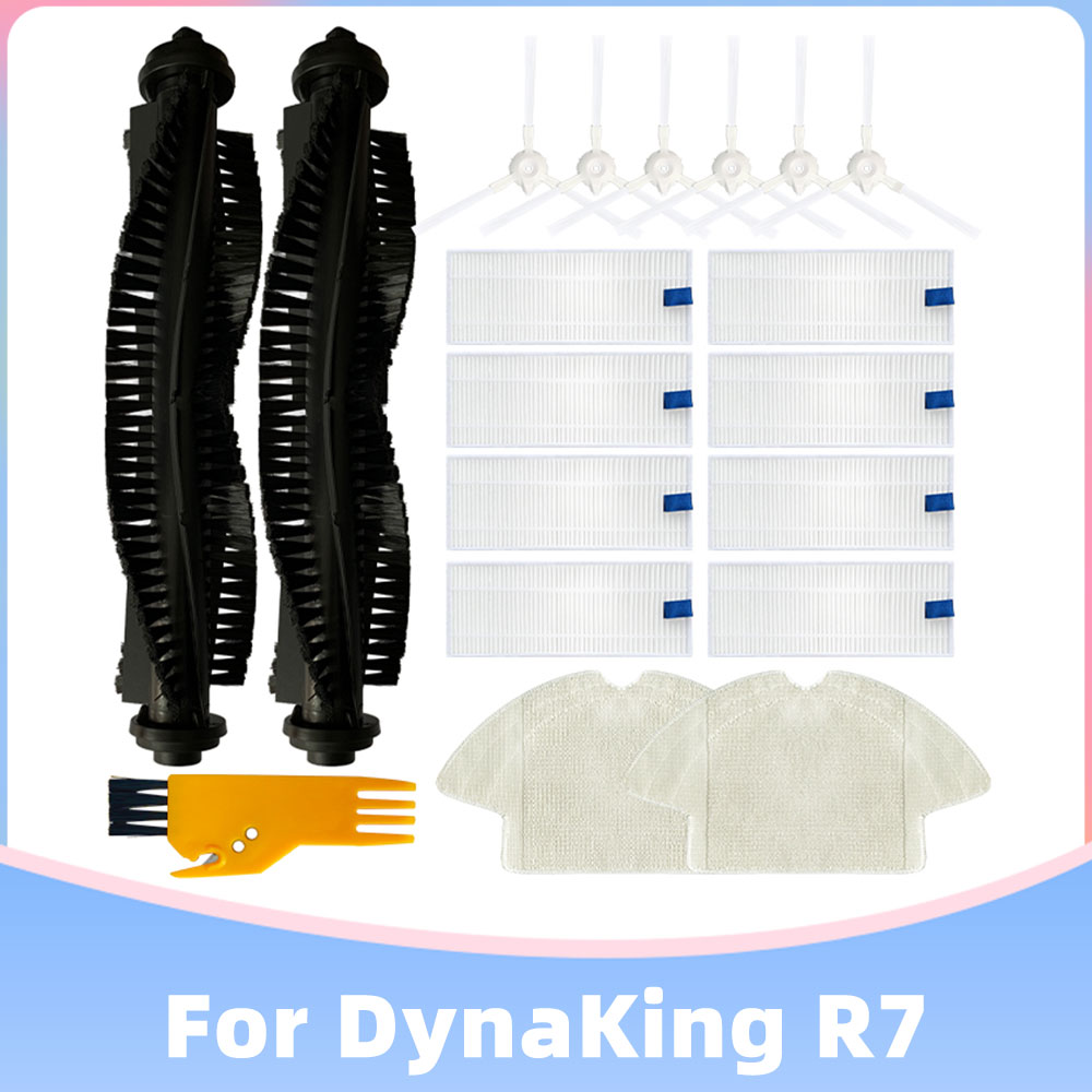 Main Side Brush Hepa Filter Mop Rag For Dynaking R7 다이나킹 R7 Robotic Vacuum Cleaner Spare Parts Accessories