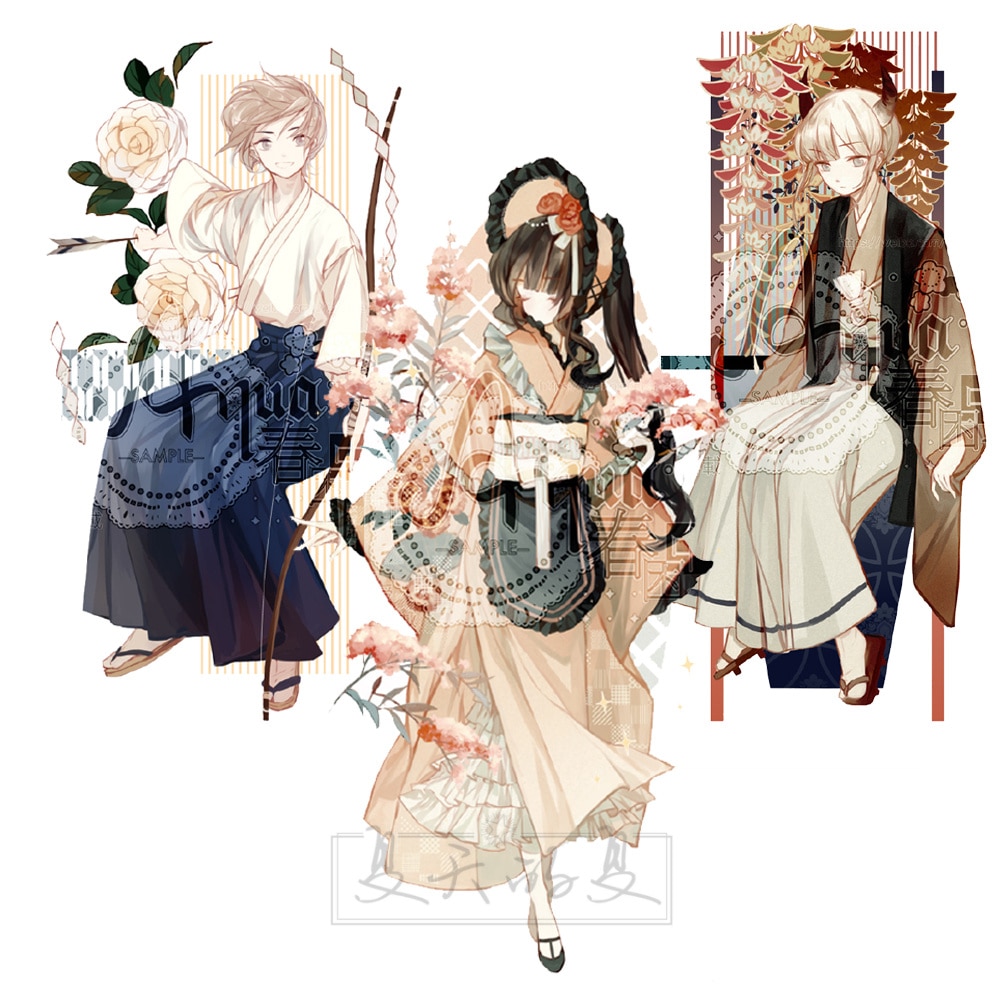 Dudu Washi Tape Sample Loop witch SAMA spirit Gods / son stars / rotation four seasons boy girl