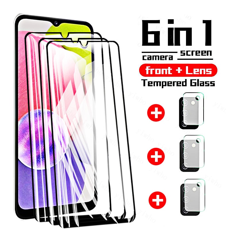 Tempered Glass For Samsung Galaxy A03s Glass Screen Protector Sumsung A 03s A03 03 S 2021 A037F A037M Protective camera Film