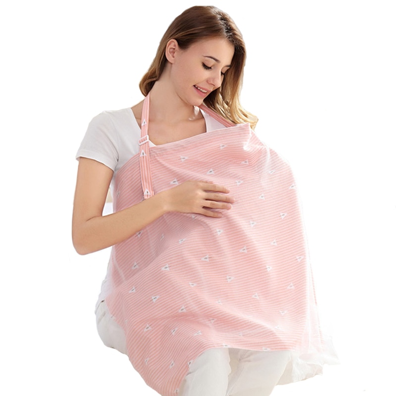 V-TREE Pure Cotton Breastfeeding Towel Summer Shawl Breastfeeding Clothes Women Pregnant Nusring Maternity Vest Out Wear