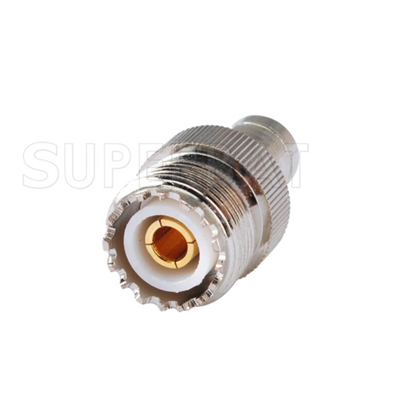 Superbat 5pcs BNC-UHF Adapter BNC Female to UHF Jack Straight RF Coaxial Connector